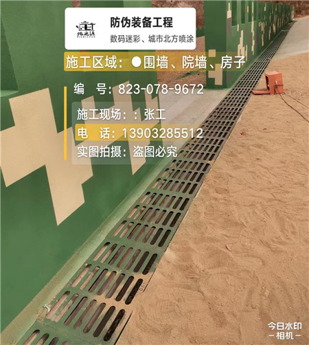 南岸 例如在抖音上有“迷彩墙，外围墙面挡 - 星空数码迷彩漆施工队